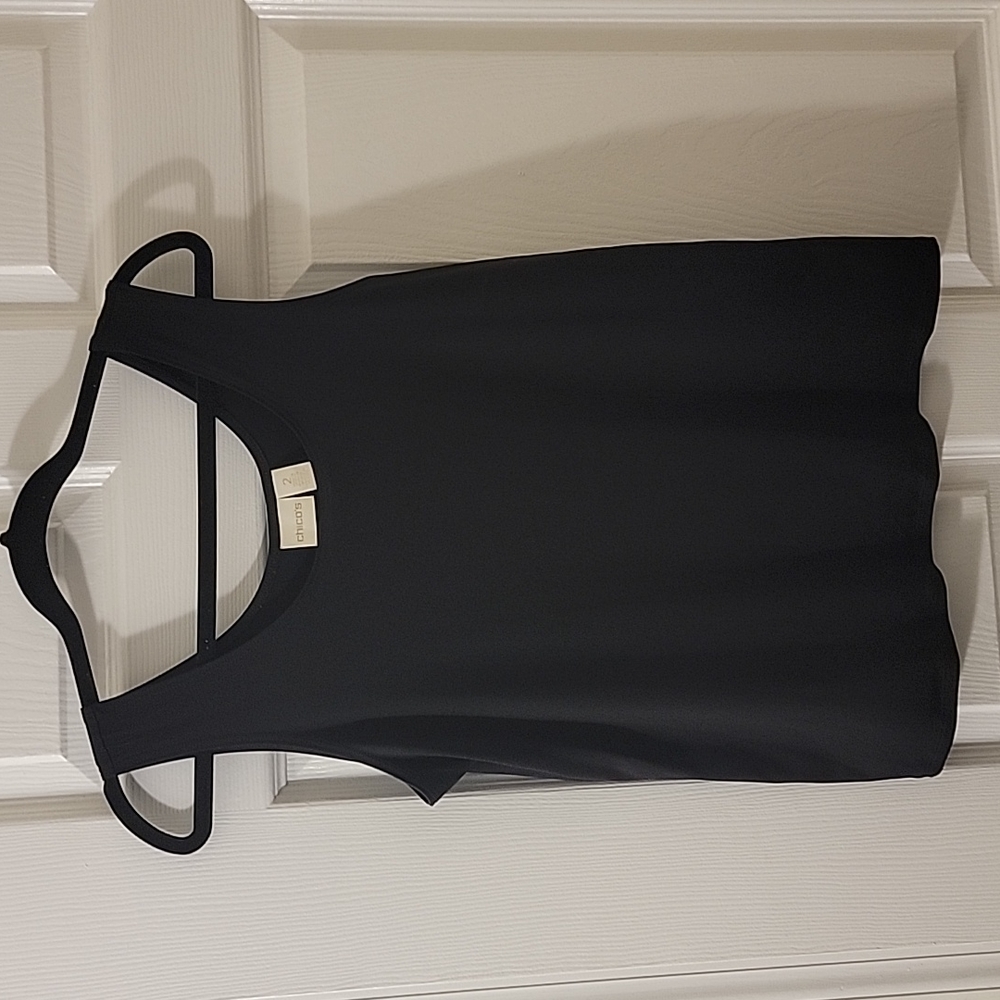 Chico's Black Tank Top Size 2